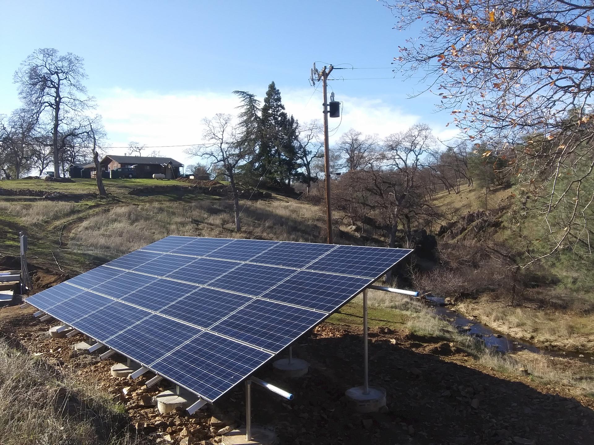 Ground Mount Kit for 20 solar panels IronRidge